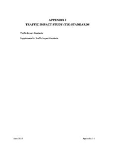 Appendix I - Engineer