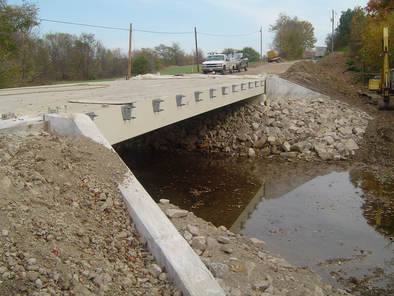 Larcomb Road over Dun's Run Bridge Replacement (2007) - Engineer