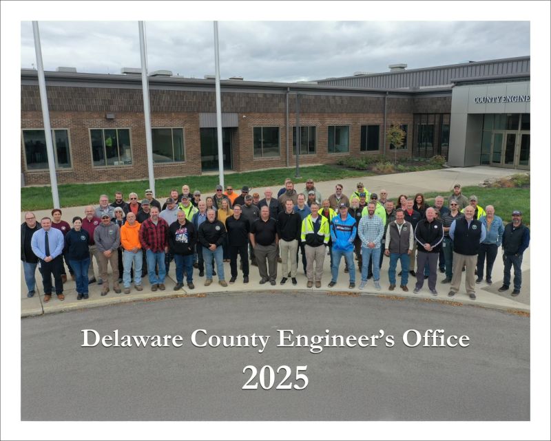 Image for the Tweet beginning: 2025 Delaware County Engineer’s Office.